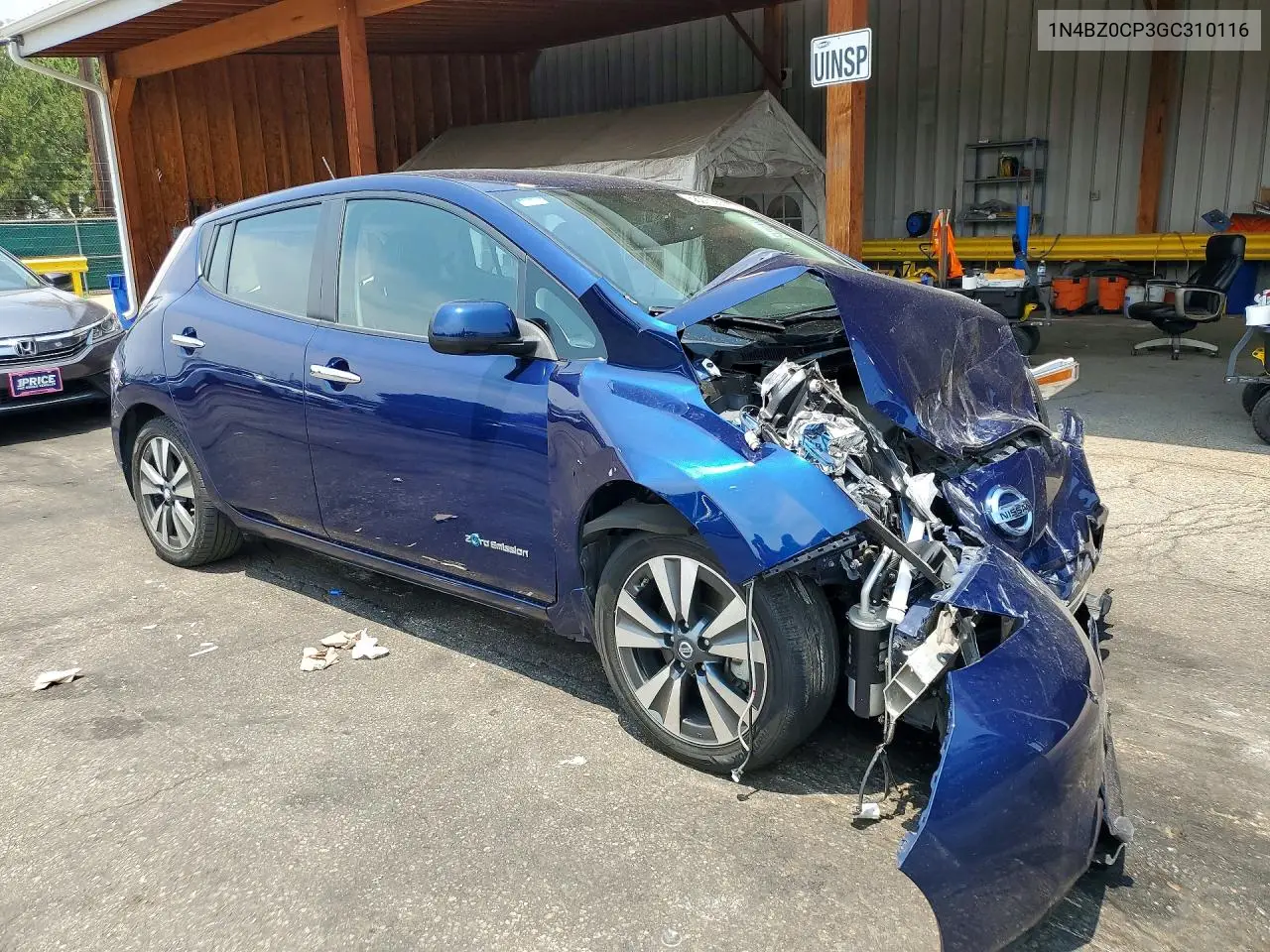 2016 Nissan Leaf S-30 VIN: 1N4BZ0CP3GC310116 Lot: 58225656