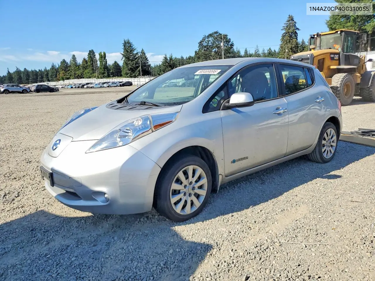 2016 Nissan Leaf S VIN: 1N4AZ0CP4GC310055 Lot: 60469896