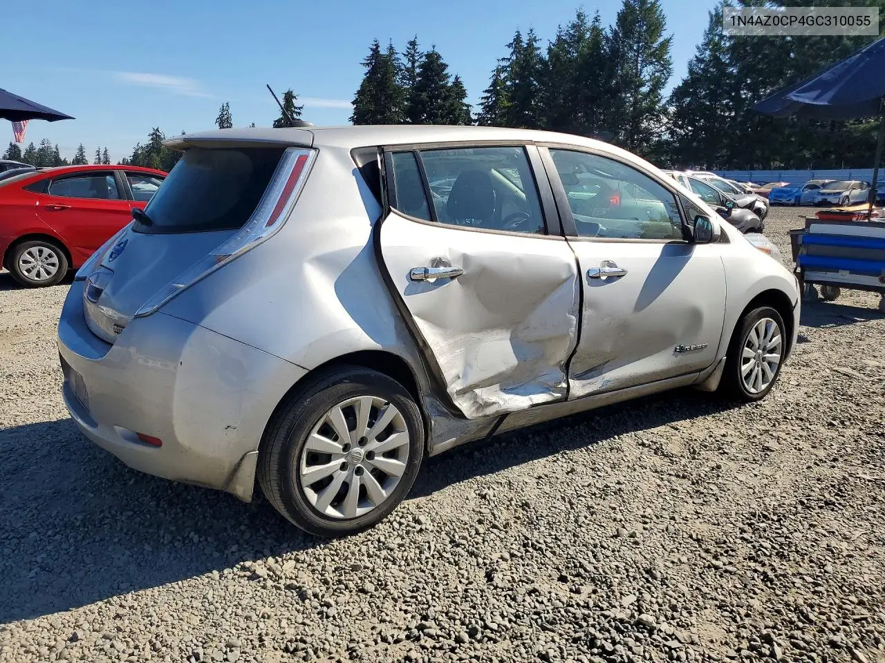 2016 Nissan Leaf S VIN: 1N4AZ0CP4GC310055 Lot: 60469896