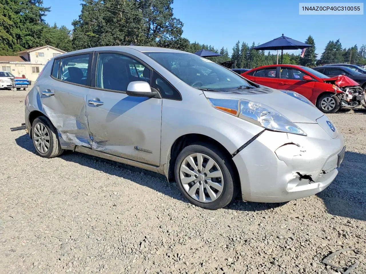 2016 Nissan Leaf S VIN: 1N4AZ0CP4GC310055 Lot: 60469896