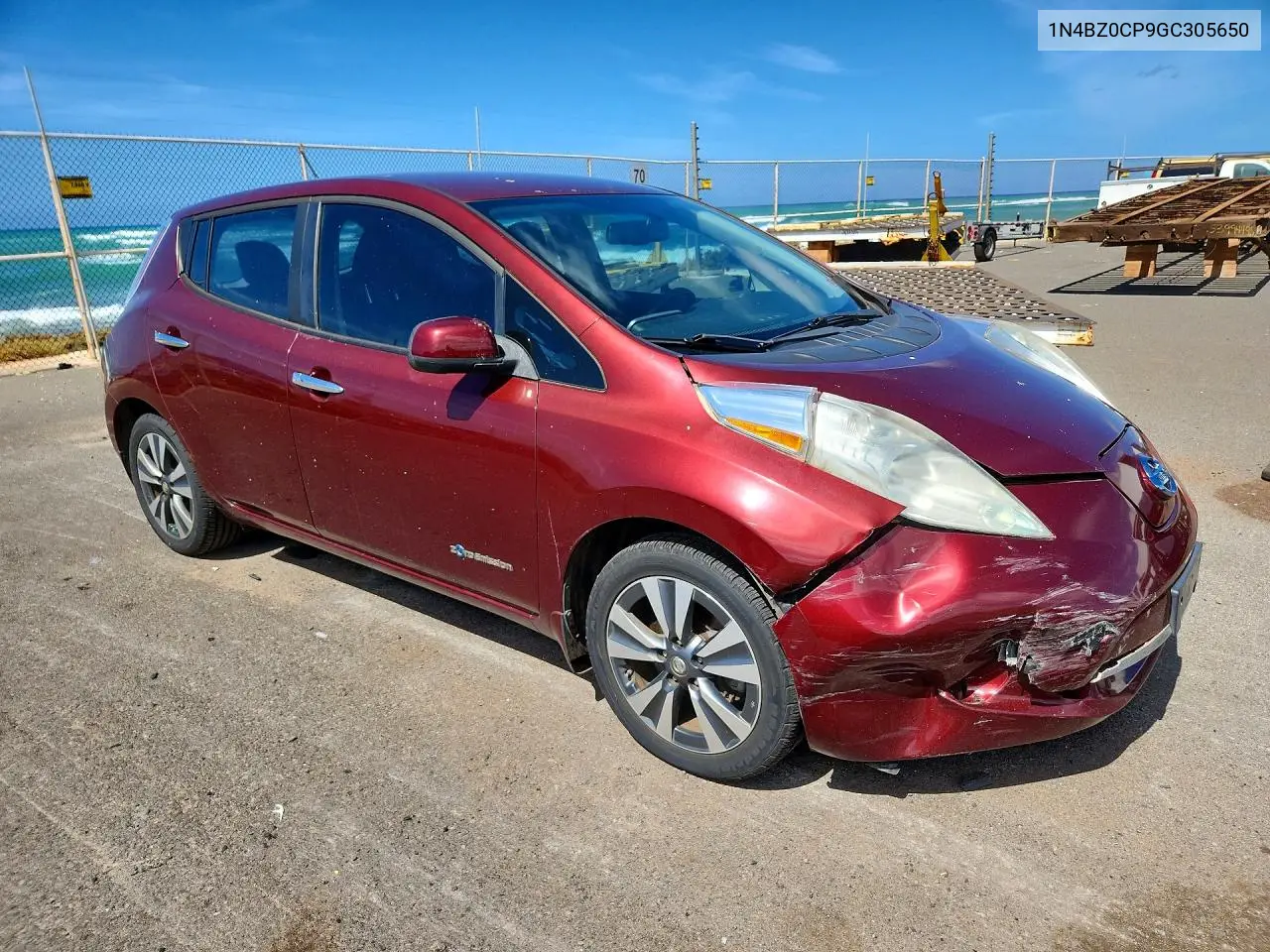 2016 Nissan Leaf Sv VIN: 1N4BZ0CP9GC305650 Lot: 60642676