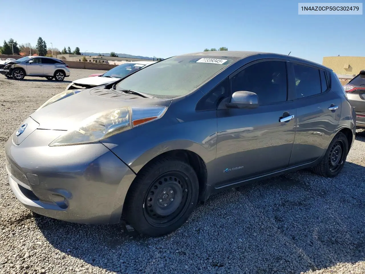 2016 Nissan Leaf S VIN: 1N4AZ0CP5GC302479 Lot: 77339345
