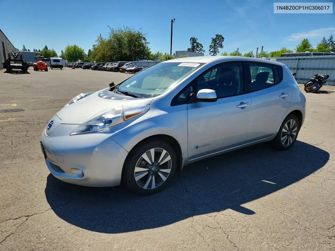 2017 Nissan Leaf Sl VIN: 1N4BZ0CP1HC306017 Lot: 55381236