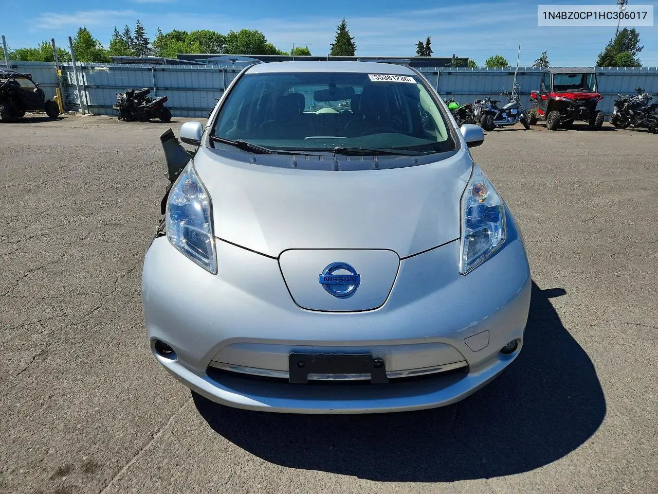 2017 Nissan Leaf Sl VIN: 1N4BZ0CP1HC306017 Lot: 55381236