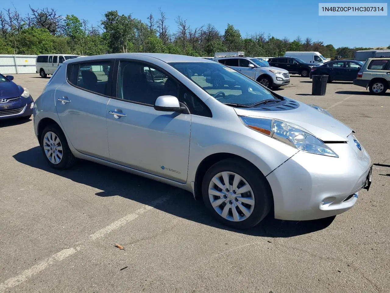2017 Nissan Leaf S VIN: 1N4BZ0CP1HC307314 Lot: 56584576