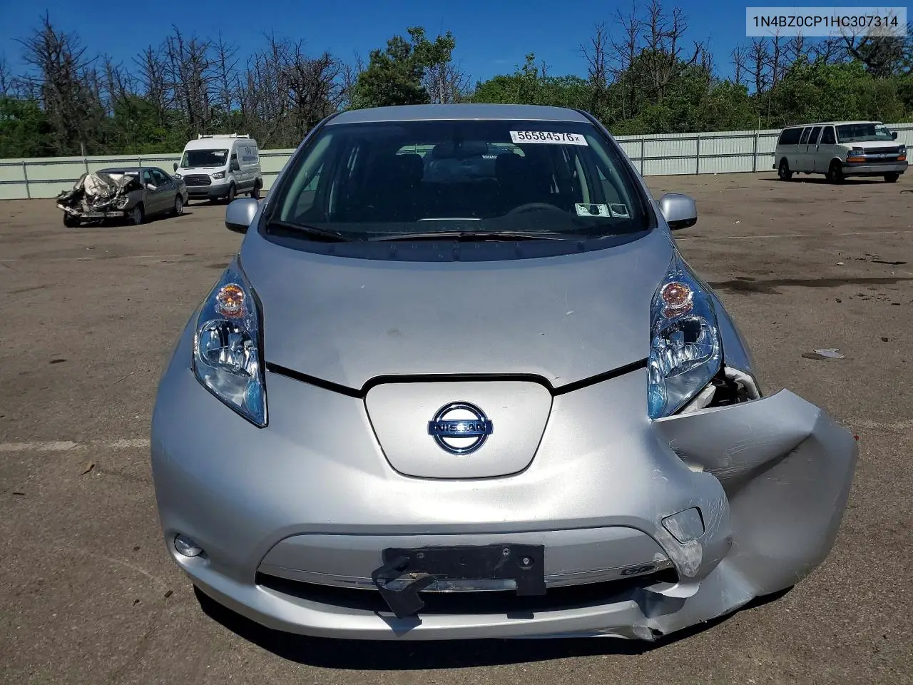 2017 Nissan Leaf S VIN: 1N4BZ0CP1HC307314 Lot: 56584576