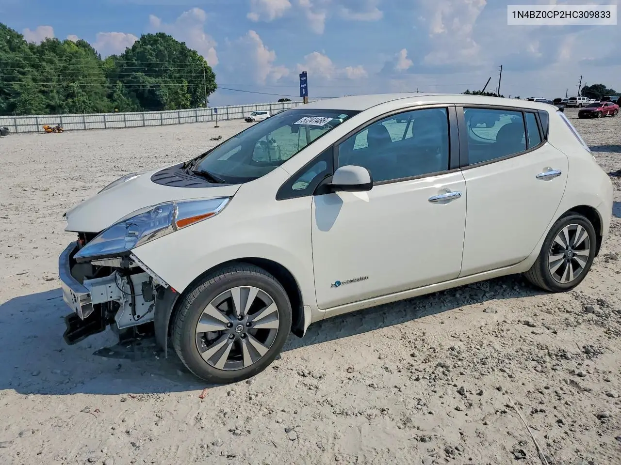 2017 Nissan Leaf Sv VIN: 1N4BZ0CP2HC309833 Lot: 57241486
