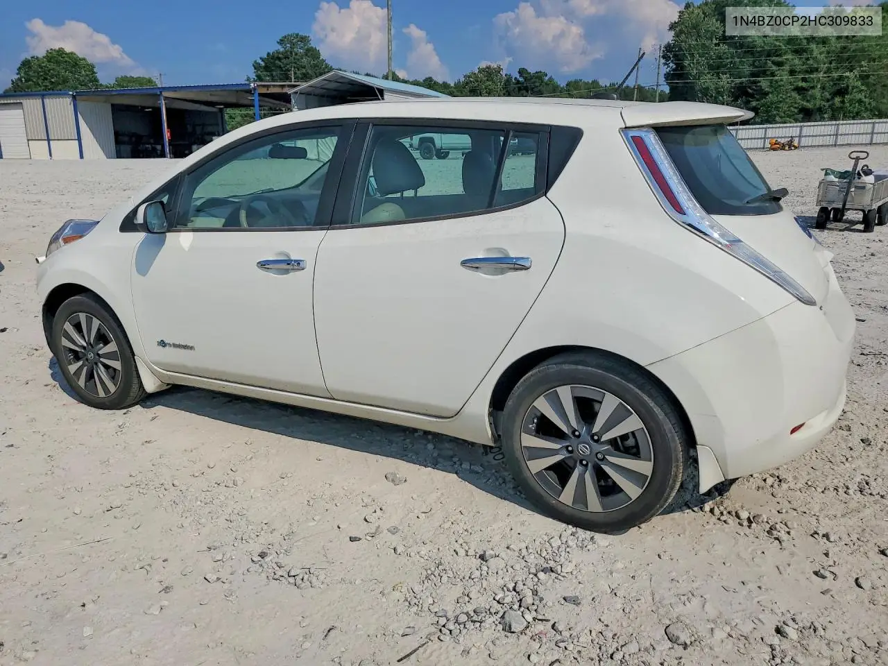 2017 Nissan Leaf Sv VIN: 1N4BZ0CP2HC309833 Lot: 57241486