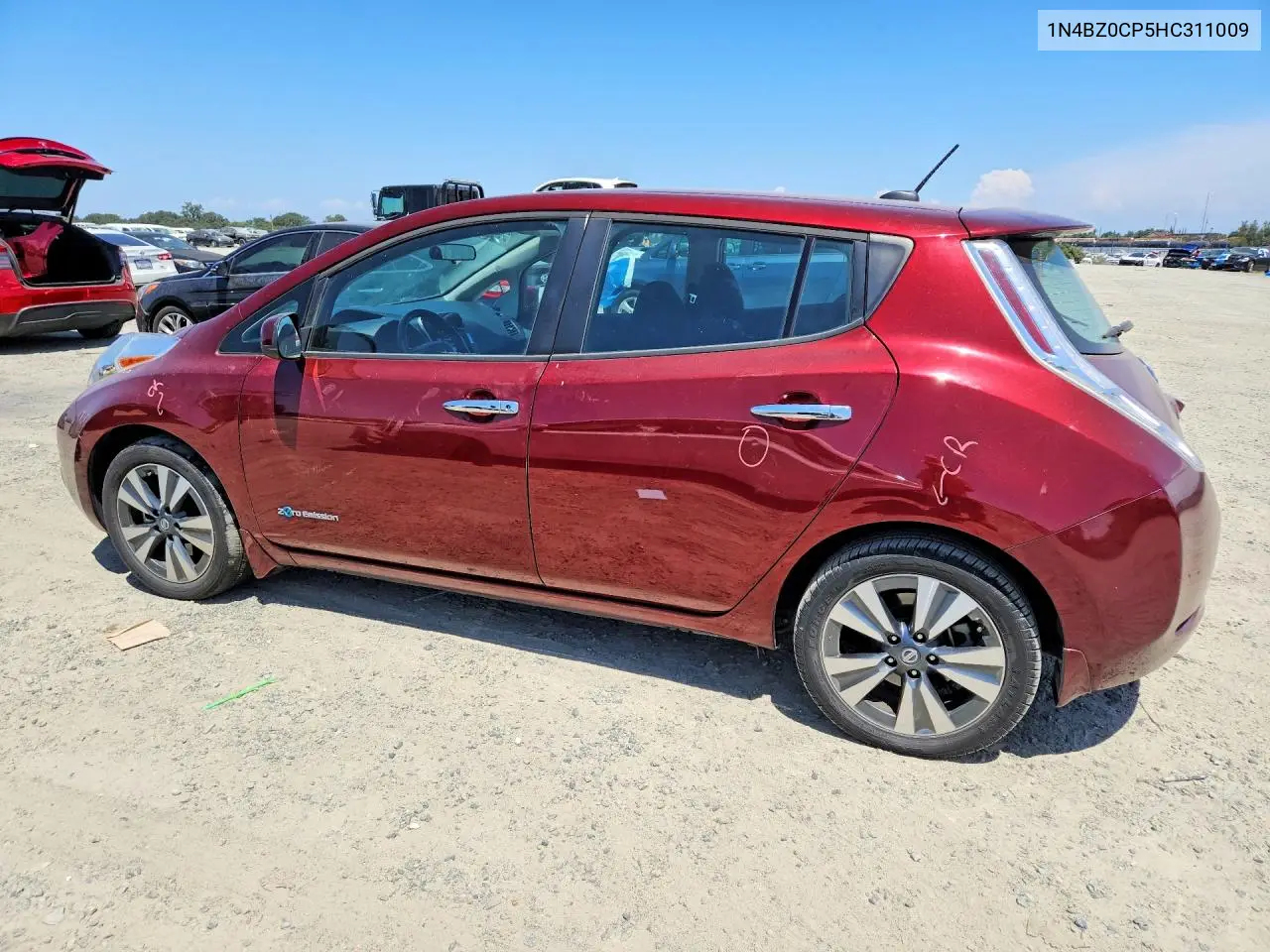 2017 Nissan Leaf Sv VIN: 1N4BZ0CP5HC311009 Lot: 59978356