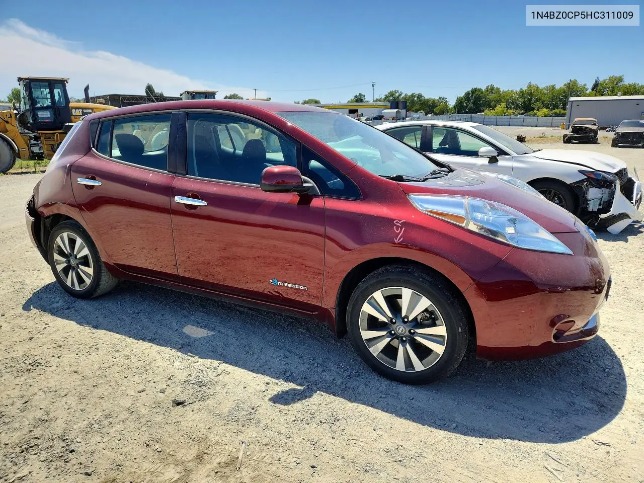 2017 Nissan Leaf Sv VIN: 1N4BZ0CP5HC311009 Lot: 59978356