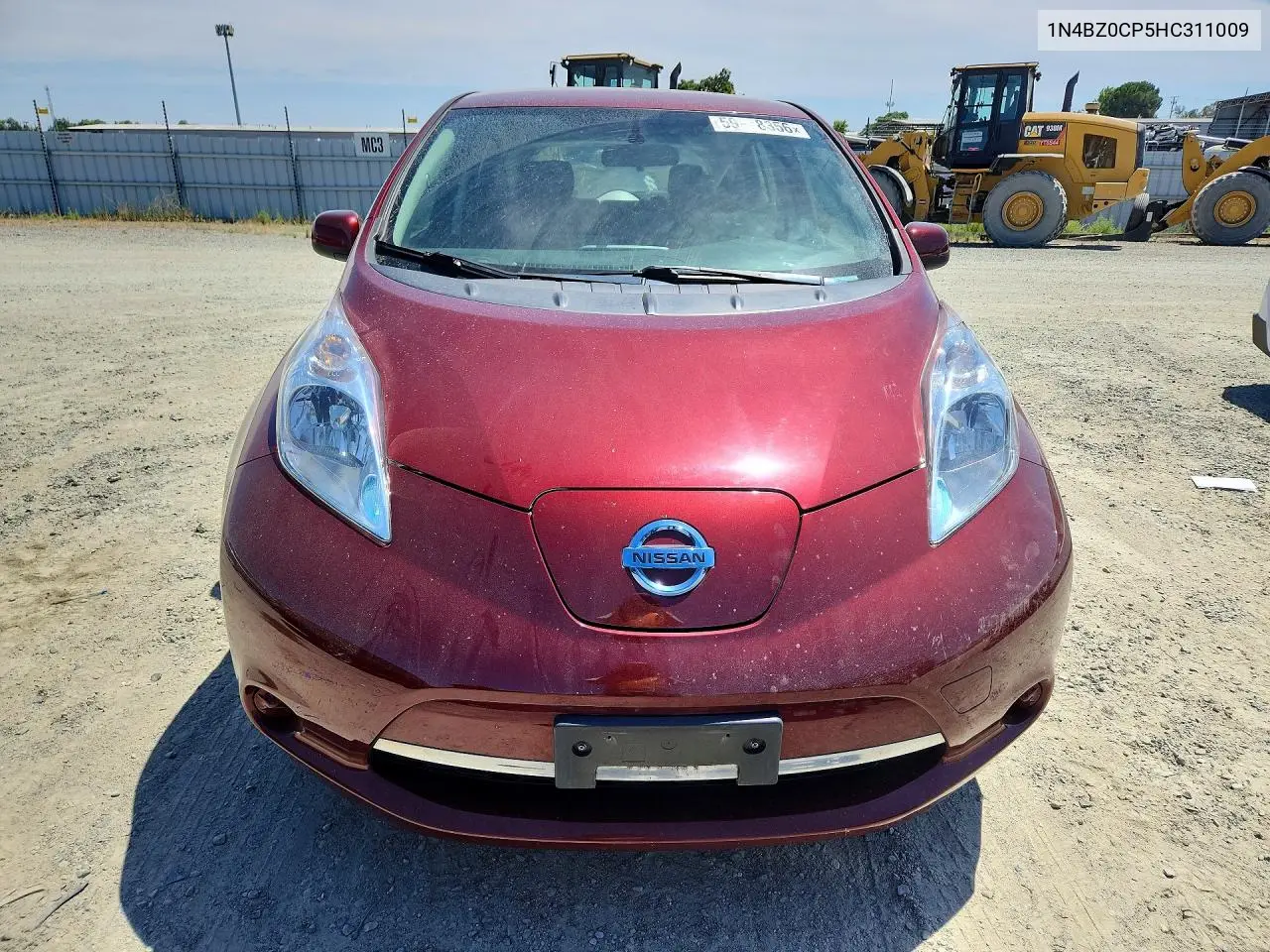 2017 Nissan Leaf Sv VIN: 1N4BZ0CP5HC311009 Lot: 59978356