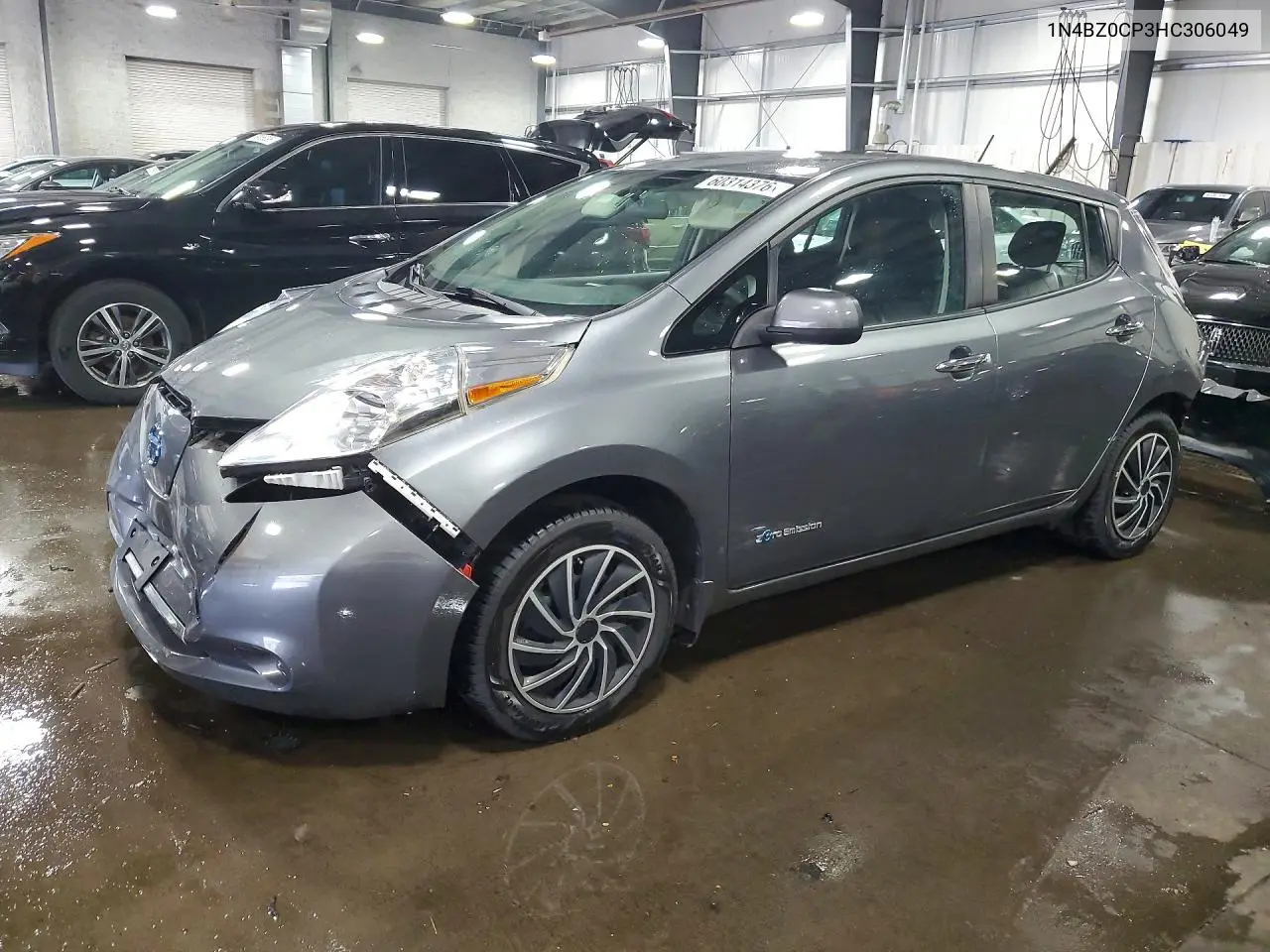 2017 Nissan Leaf S VIN: 1N4BZ0CP3HC306049 Lot: 60314376