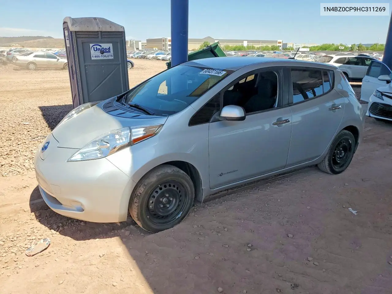 2017 Nissan Leaf S VIN: 1N4BZ0CP9HC311269 Lot: 60437166