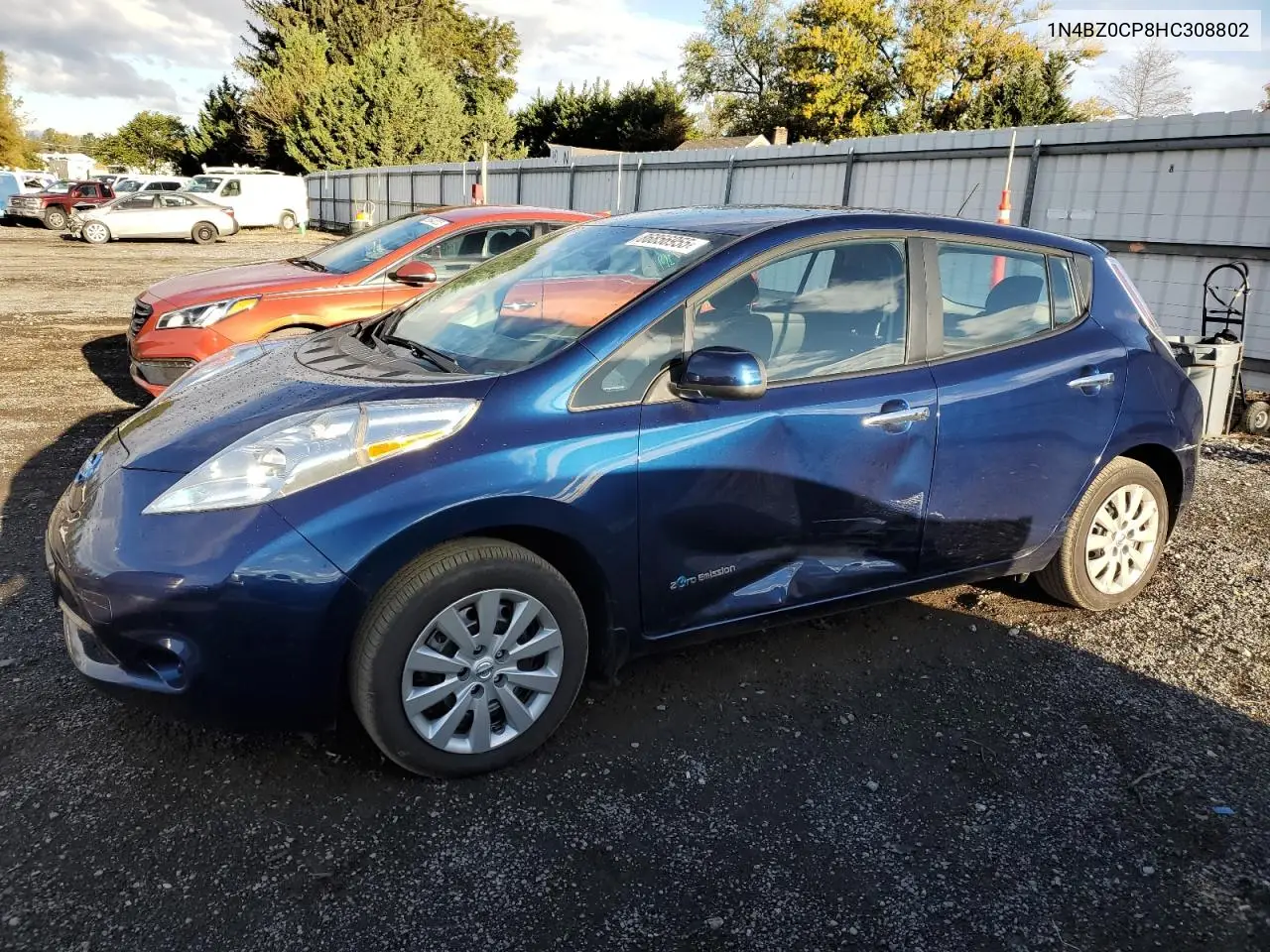 1N4BZ0CP8HC308802 2017 Nissan Leaf S