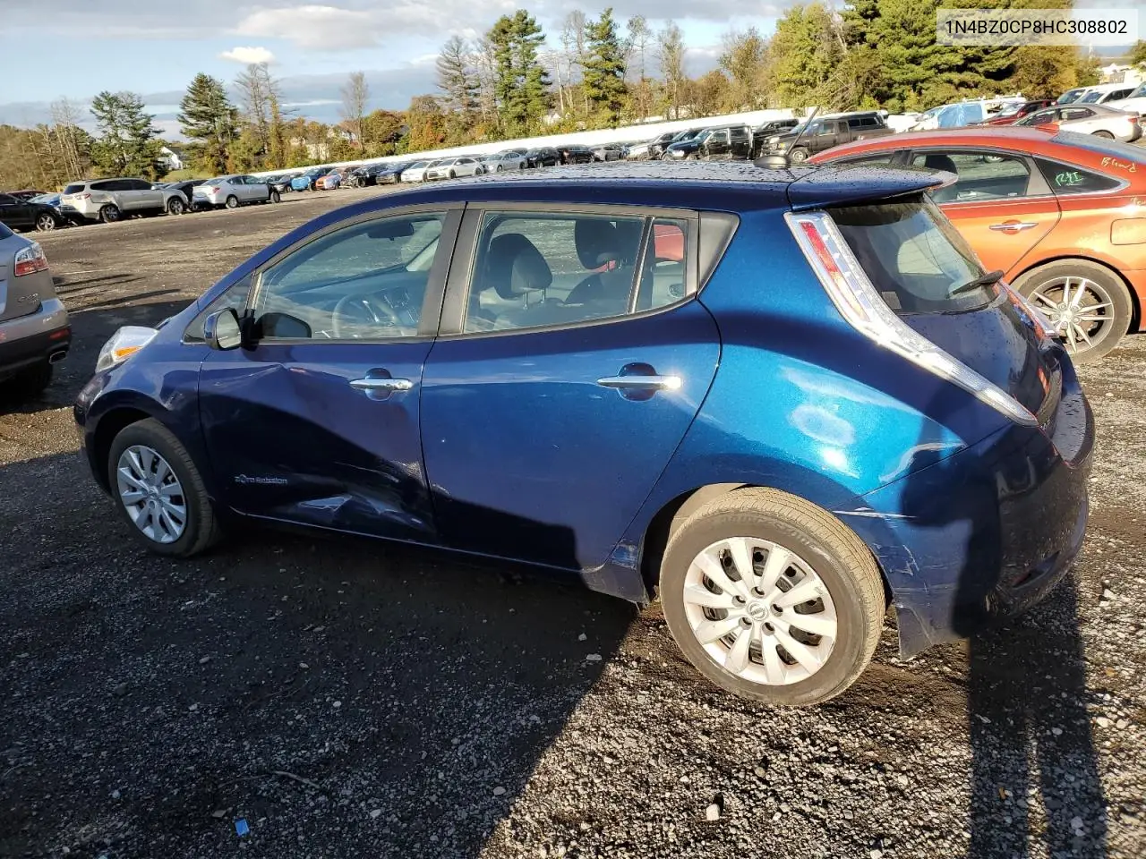 1N4BZ0CP8HC308802 2017 Nissan Leaf S