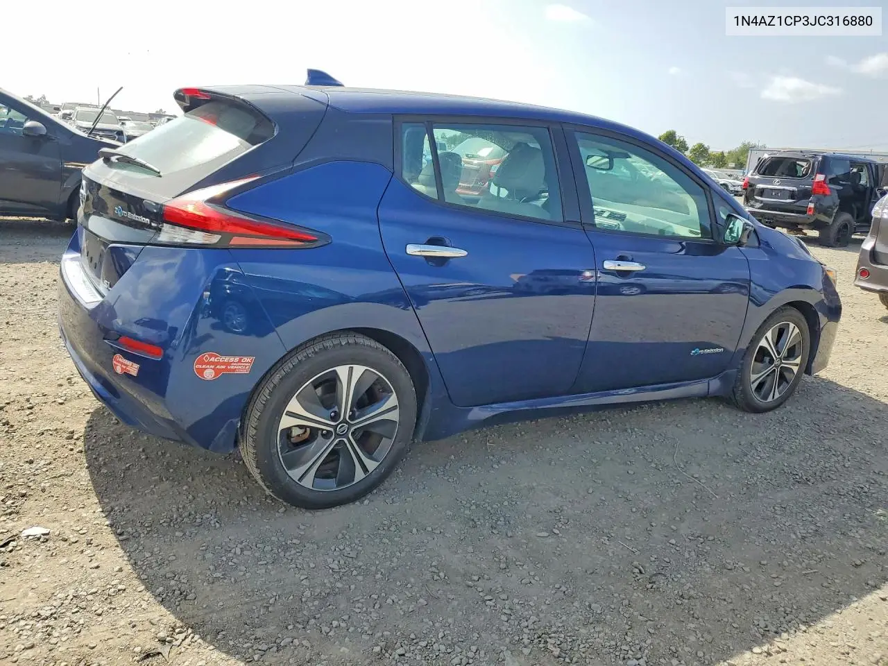 2018 Nissan Leaf S VIN: 1N4AZ1CP3JC316880 Lot: 53785696