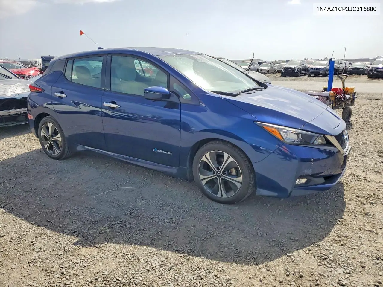2018 Nissan Leaf S VIN: 1N4AZ1CP3JC316880 Lot: 53785696