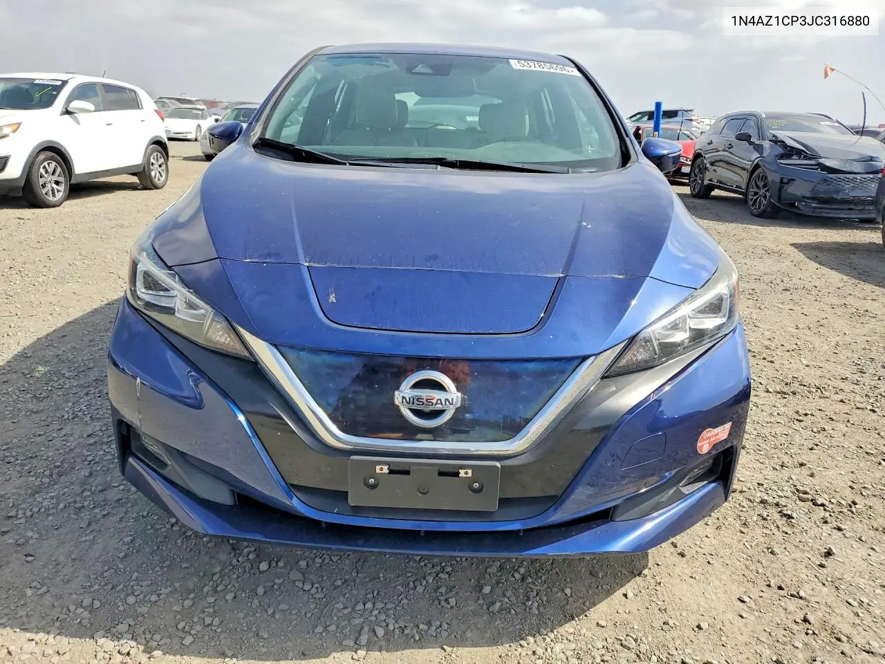 2018 Nissan Leaf S VIN: 1N4AZ1CP3JC316880 Lot: 53785696
