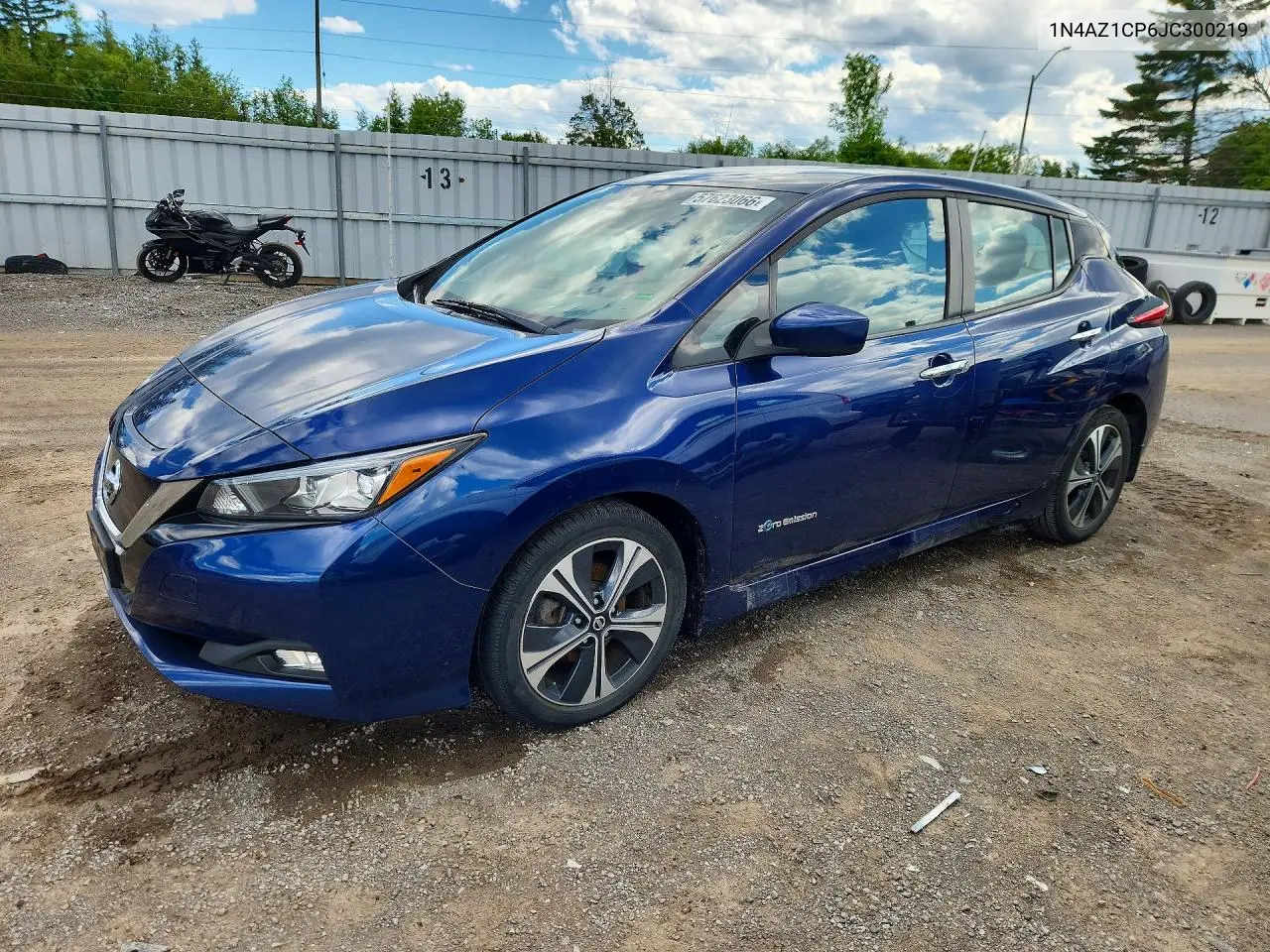 2018 Nissan Leaf S VIN: 1N4AZ1CP6JC300219 Lot: 57623066