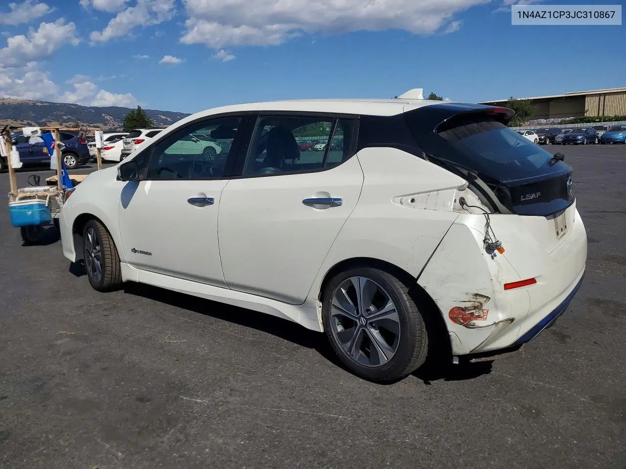 2018 Nissan Leaf Sl VIN: 1N4AZ1CP3JC310867 Lot: 58259866
