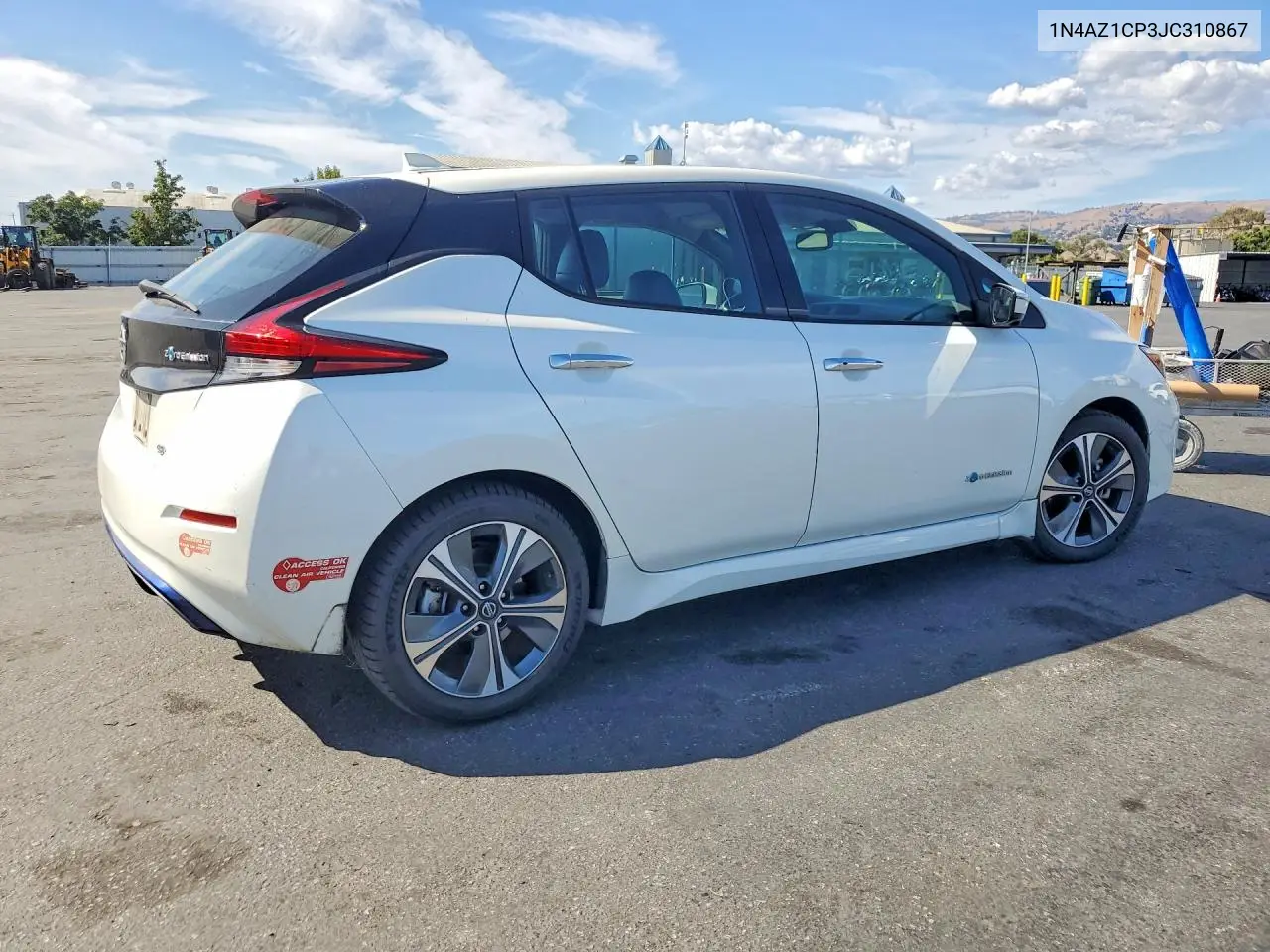2018 Nissan Leaf Sl VIN: 1N4AZ1CP3JC310867 Lot: 58259866
