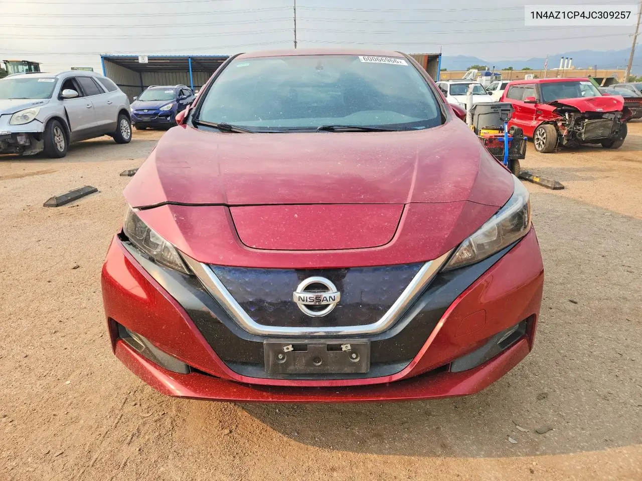 2018 Nissan Leaf Sv VIN: 1N4AZ1CP4JC309257 Lot: 60066966