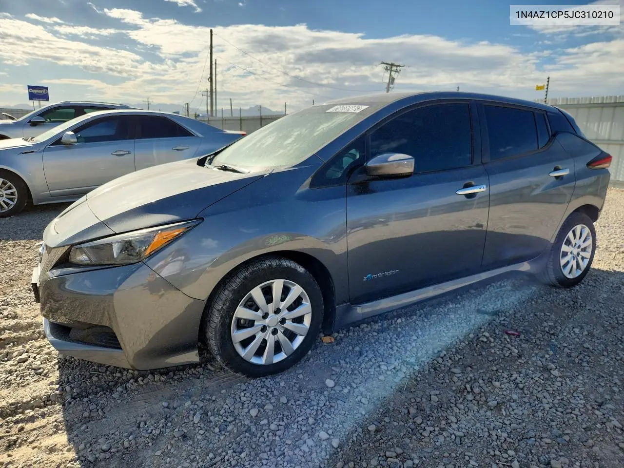 2018 Nissan Leaf S VIN: 1N4AZ1CP5JC310210 Lot: 60161276