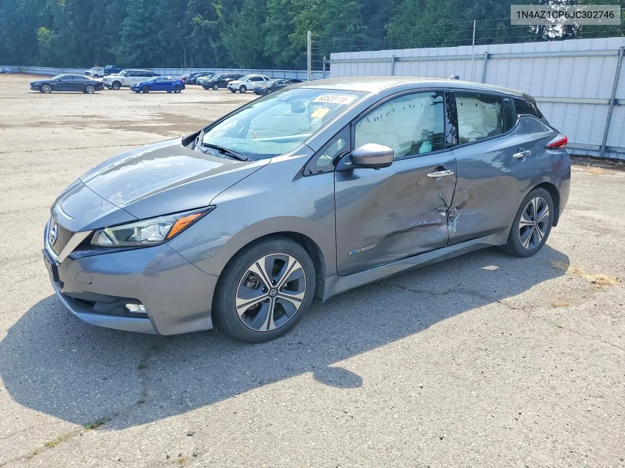 2018 Nissan Leaf Sl VIN: 1N4AZ1CP6JC302746 Lot: 60528116