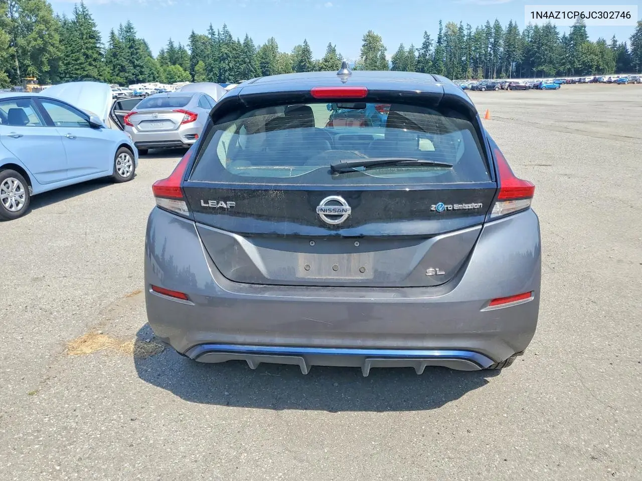2018 Nissan Leaf Sl VIN: 1N4AZ1CP6JC302746 Lot: 60528116