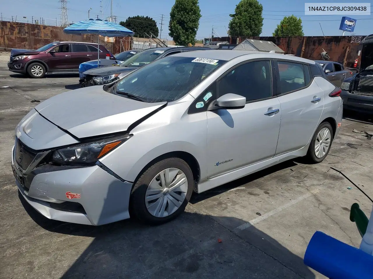2018 Nissan Leaf S VIN: 1N4AZ1CP8JC309438 Lot: 60612156