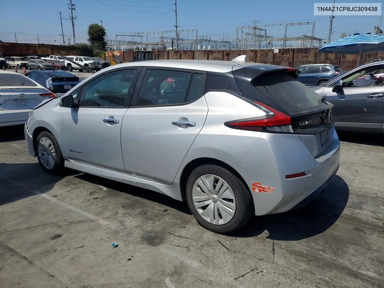 2018 Nissan Leaf S VIN: 1N4AZ1CP8JC309438 Lot: 60612156