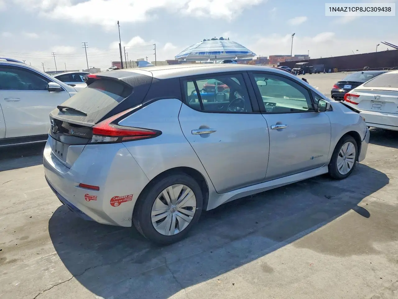 2018 Nissan Leaf S VIN: 1N4AZ1CP8JC309438 Lot: 60612156
