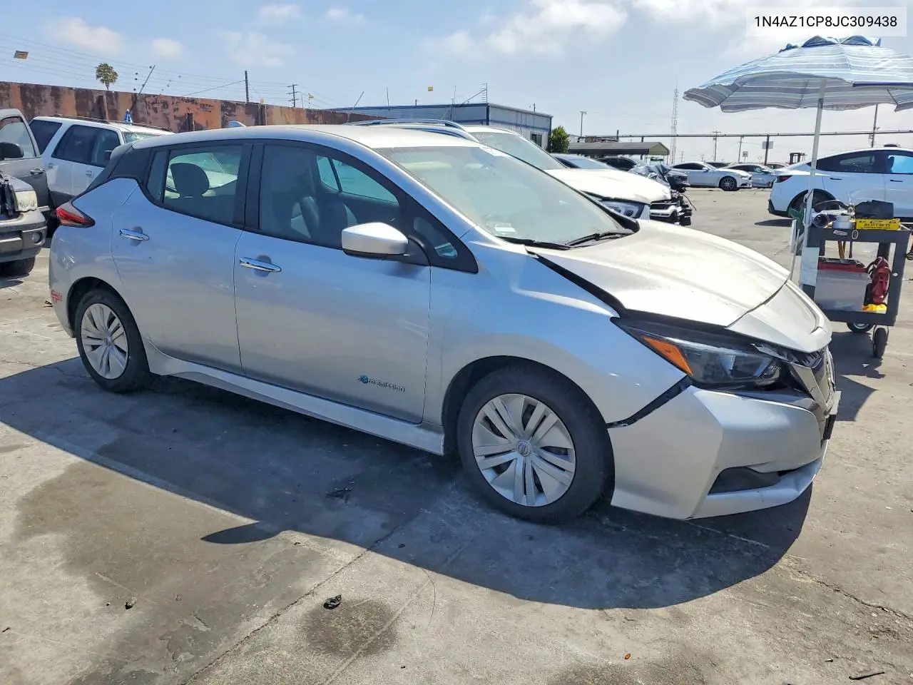 2018 Nissan Leaf S VIN: 1N4AZ1CP8JC309438 Lot: 60612156