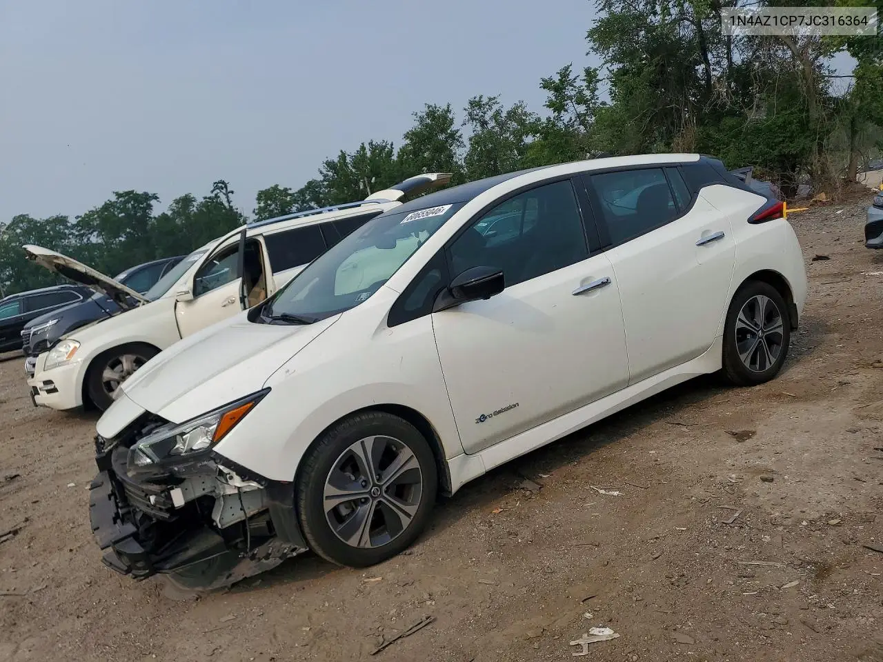 2018 Nissan Leaf S/Sv/Sl VIN: 1N4AZ1CP7JC316364 Lot: 60655046