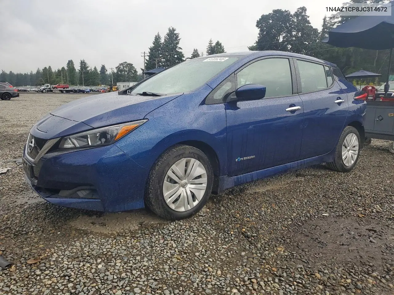 2018 Nissan Leaf S VIN: 1N4AZ1CP8JC314672 Lot: 61006246