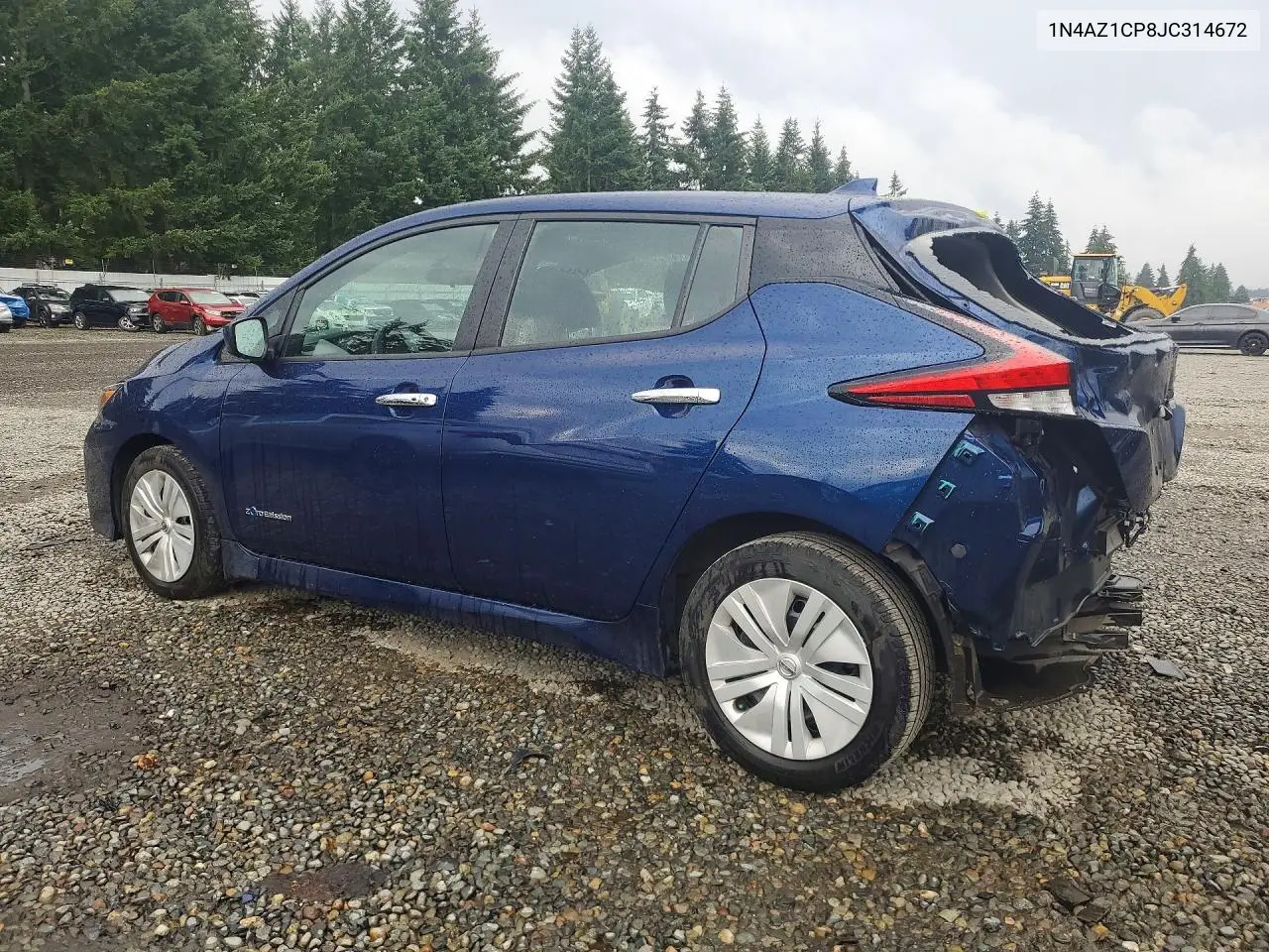 2018 Nissan Leaf S VIN: 1N4AZ1CP8JC314672 Lot: 61006246