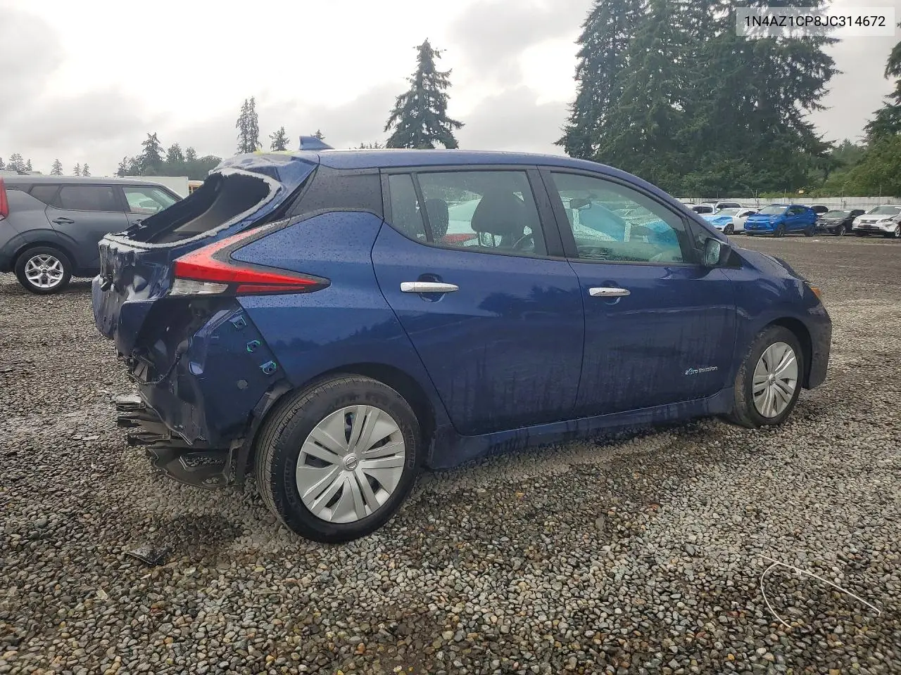 2018 Nissan Leaf S VIN: 1N4AZ1CP8JC314672 Lot: 61006246