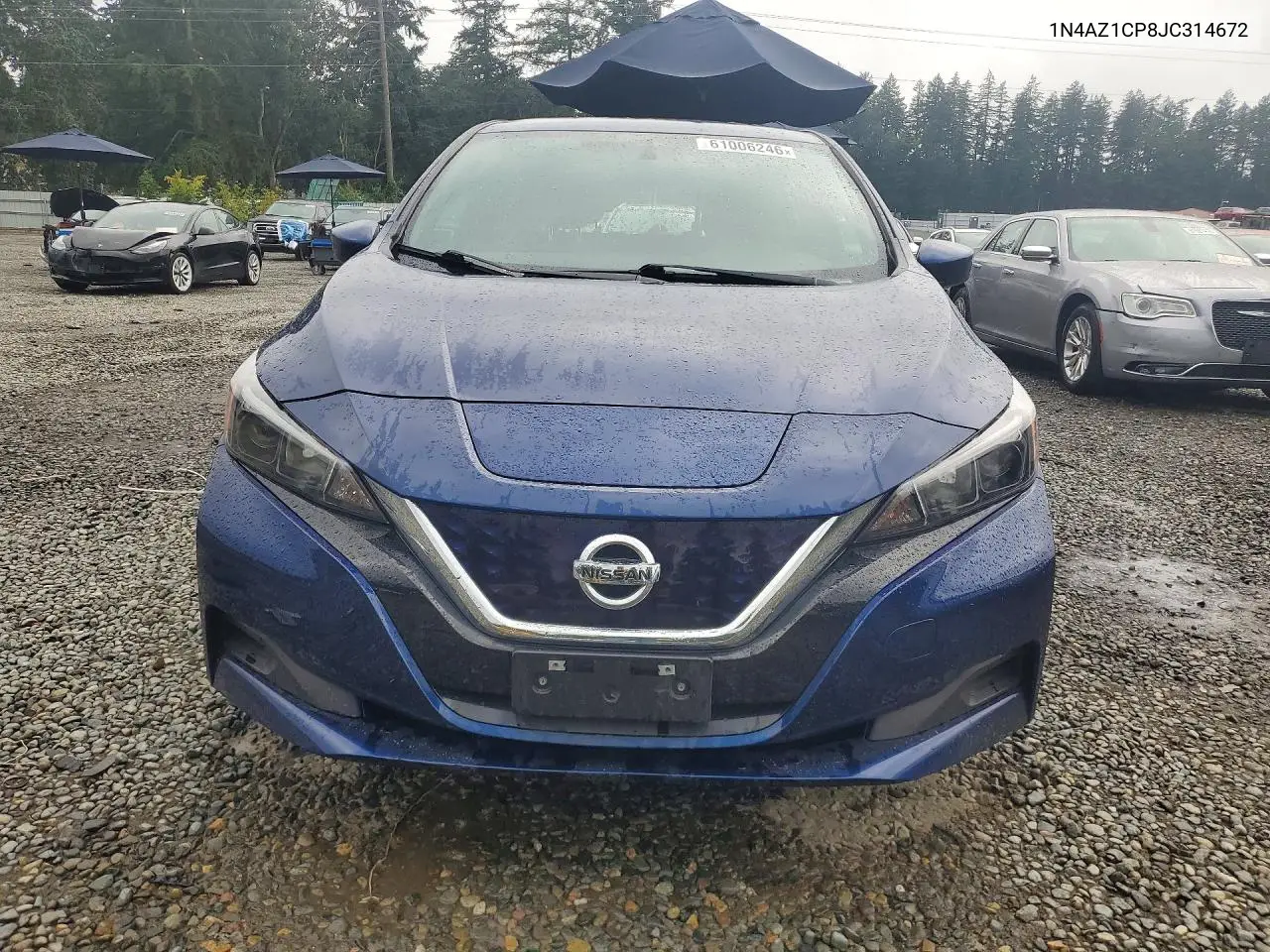 2018 Nissan Leaf S VIN: 1N4AZ1CP8JC314672 Lot: 61006246