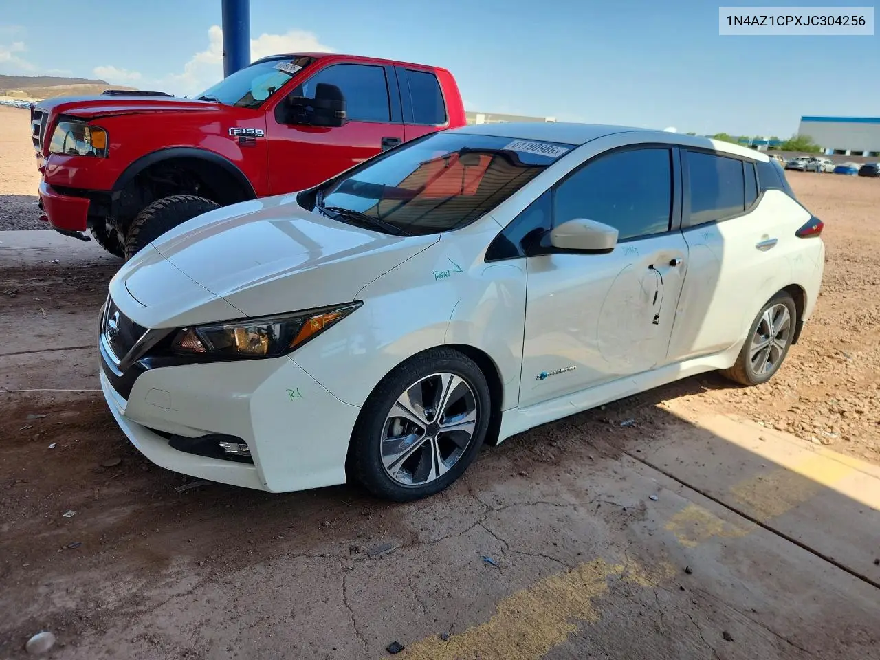 2018 Nissan Leaf Sv VIN: 1N4AZ1CPXJC304256 Lot: 61190986