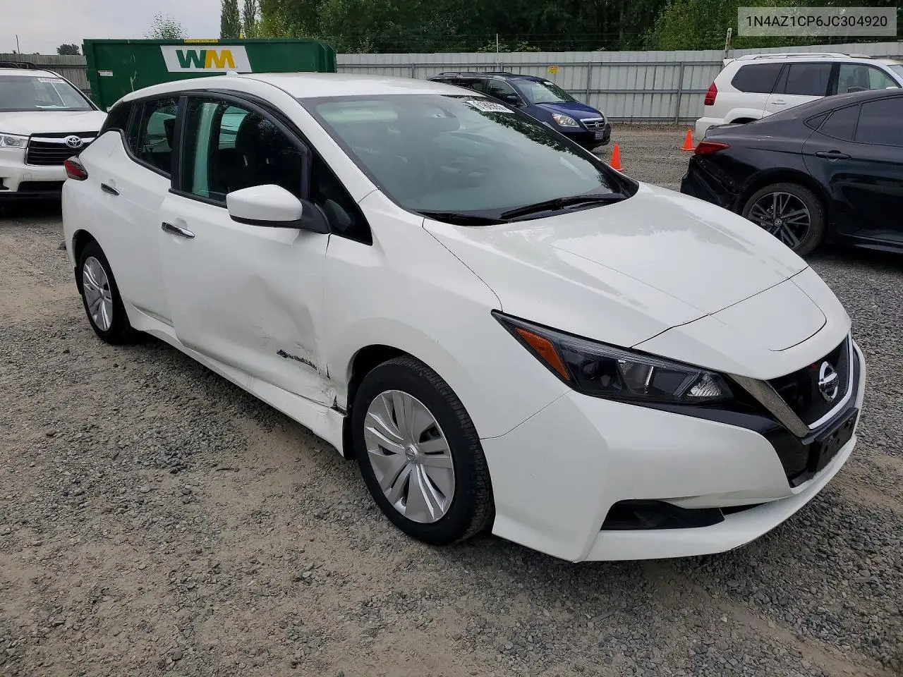 2018 Nissan Leaf S VIN: 1N4AZ1CP6JC304920 Lot: 61805856