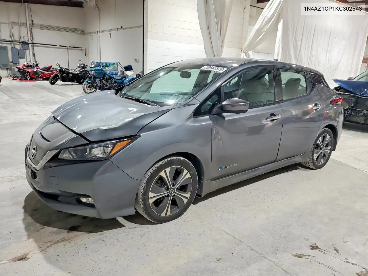 2019 Nissan Leaf Sl VIN: 1N4AZ1CP1KC302543 Lot: 56646376
