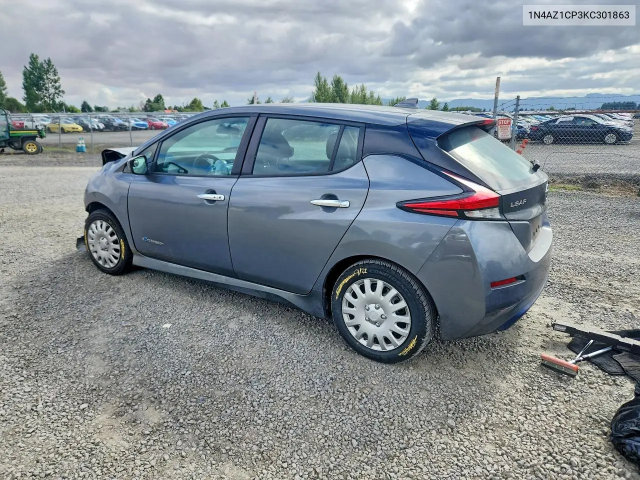 2019 Nissan Leaf S VIN: 1N4AZ1CP3KC301863 Lot: 59542016
