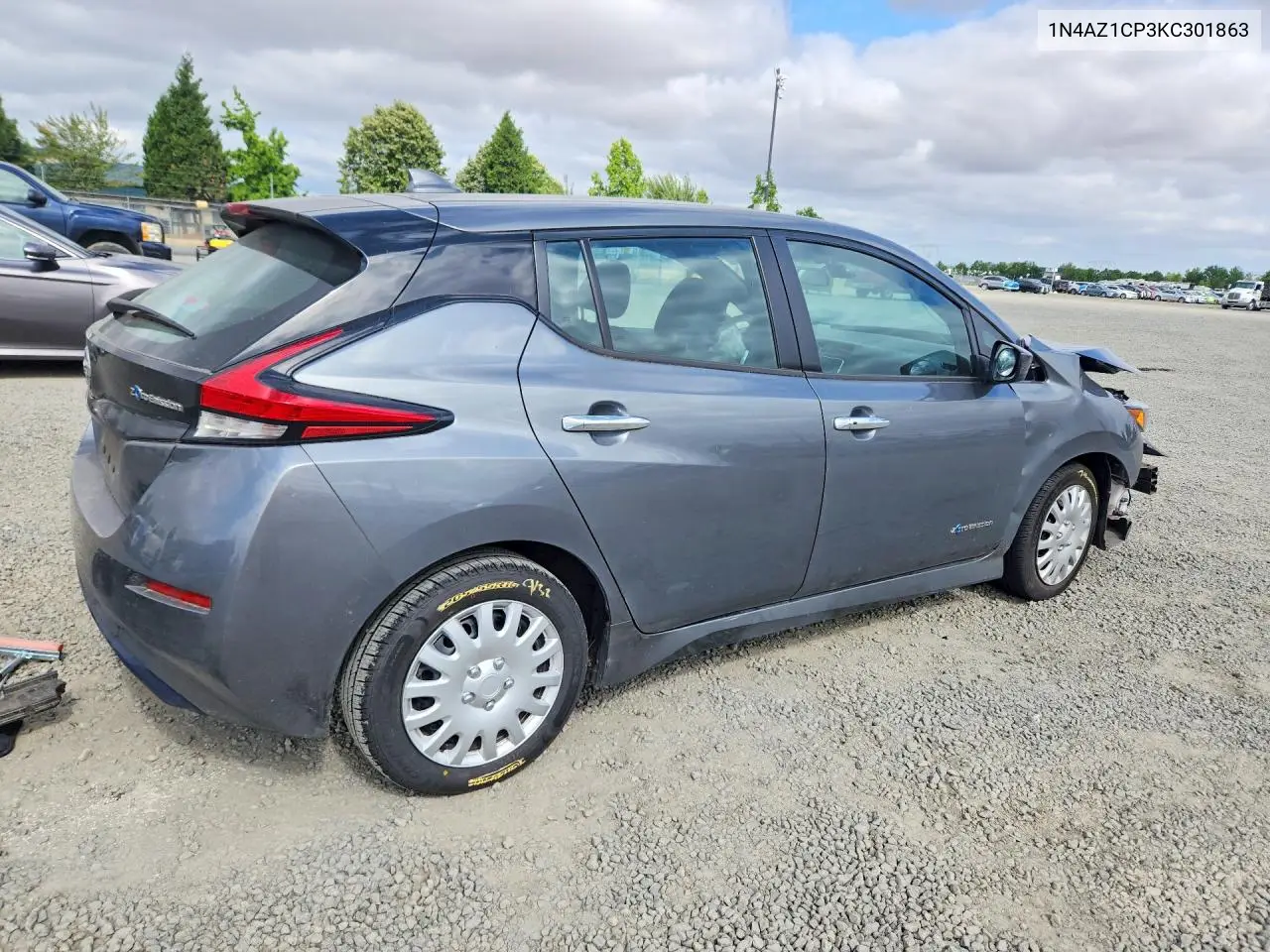 2019 Nissan Leaf S VIN: 1N4AZ1CP3KC301863 Lot: 59542016