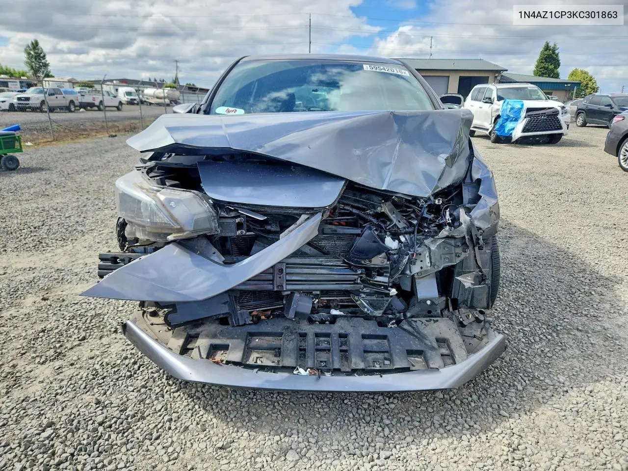 2019 Nissan Leaf S VIN: 1N4AZ1CP3KC301863 Lot: 59542016