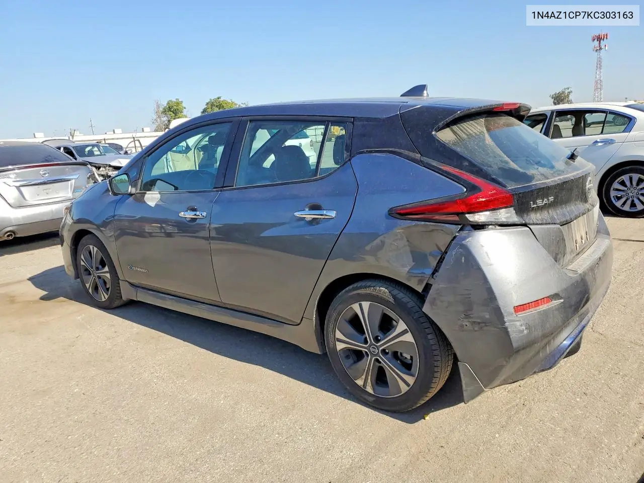 2019 Nissan Leaf Sl VIN: 1N4AZ1CP7KC303163 Lot: 59866546
