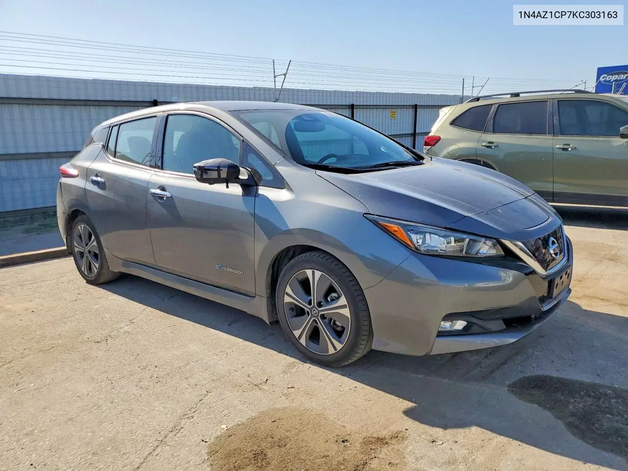 2019 Nissan Leaf Sl VIN: 1N4AZ1CP7KC303163 Lot: 59866546