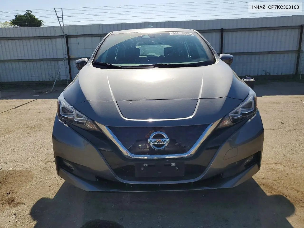 2019 Nissan Leaf Sl VIN: 1N4AZ1CP7KC303163 Lot: 59866546