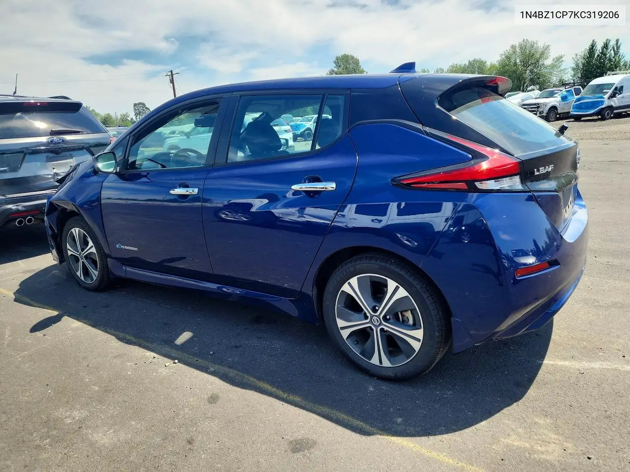 2019 Nissan Leaf Sv Plus VIN: 1N4BZ1CP7KC319206 Lot: 59872486