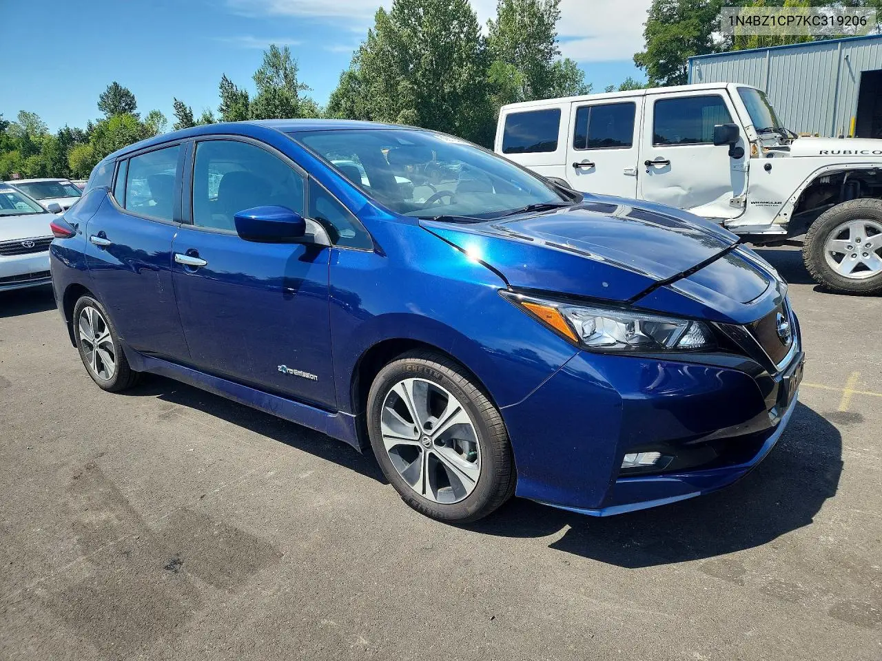2019 Nissan Leaf Sv Plus VIN: 1N4BZ1CP7KC319206 Lot: 59872486