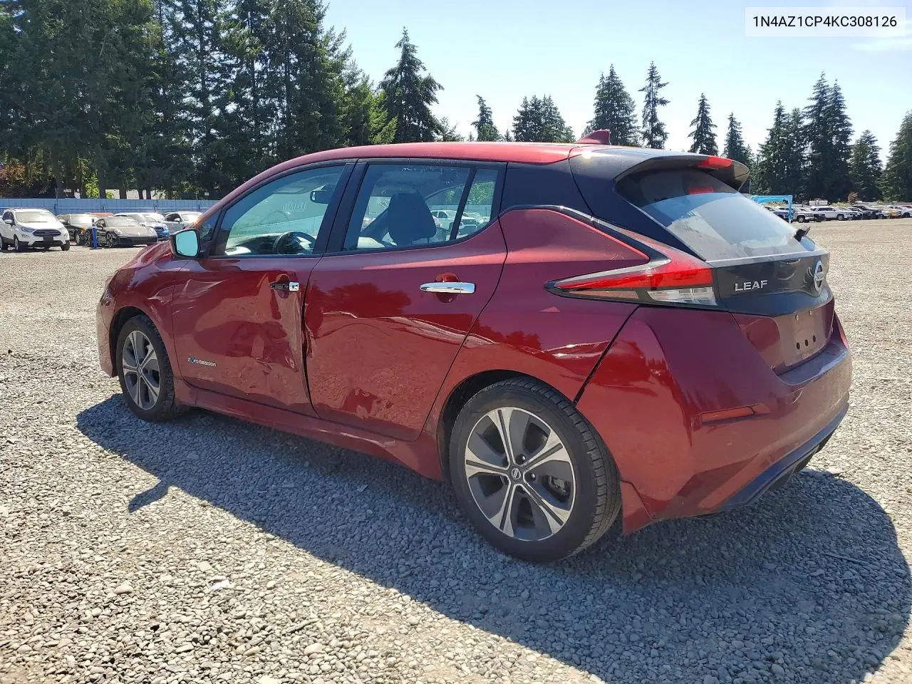 2019 Nissan Leaf Sv VIN: 1N4AZ1CP4KC308126 Lot: 60070106